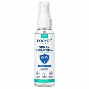 Spray Antibacterial Pocket Clean 70%